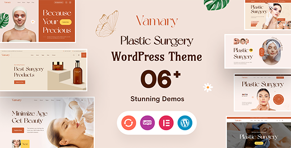 Vamary (v1.0.1) Plastic Surgery WordPress Theme