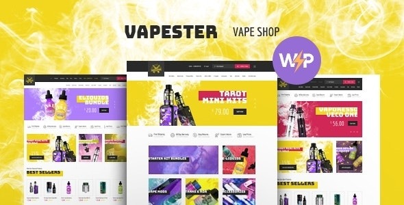 Vapester v1.1.10 Creative Cigarette Store & Vape Shop WooCommerce Theme