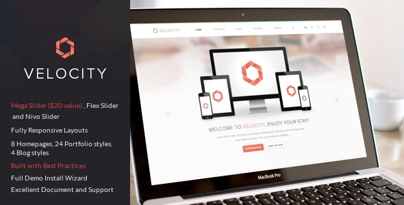 Velocity v1.8 Feature Rich Drupal Theme