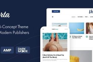Verta (v1.0.9) Multi-Concept WordPress Theme for Modern Publishers