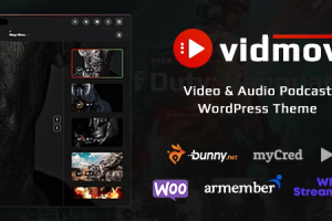 VidMov v2.3.1 Video WordPress Theme [Activated]