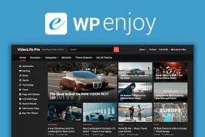 VideoLife Pro (v1.0.8) WPEnjoy Theme
