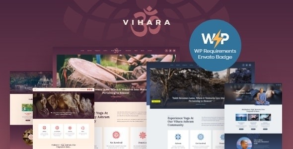 Vihara (v1.0.3) Ashram Oriental Buddhist Temple WordPress Theme + RTL