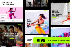 Vive (v1.4) Fitness Gym WordPress [Activated]