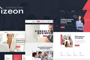 Vizeon v1.1.7 Business Consulting WordPress Themes