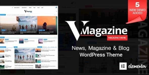 Vmagazine v1.1.8 Blog, NewsPaper, Magazine WordPress Themes