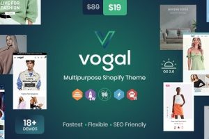 Vogal (23 November 2024) Multipurpose Shopify Theme [Activated]
