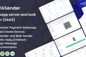 WASender (v4.6) [ACTIVATED] Whatsapp server & bulk sender (SAAS) AMCoders