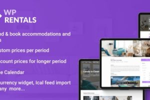 WP Rentals v3.13.1 Booking Accommodation WordPress Theme [Activated]