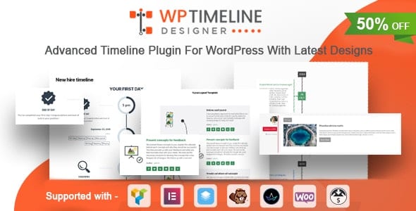 WP Timeline Designer Pro v1.4.5 WordPress Timeline Plugin