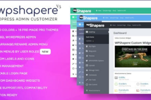WPShapere (v7.0.9) WordPress Admin Theme