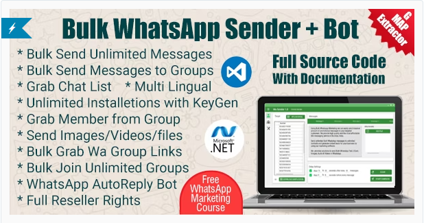 WaBulker Bulk WhatsApp sender + Group Sender + WhatsApp Autobot v3.1.9 [Activated]