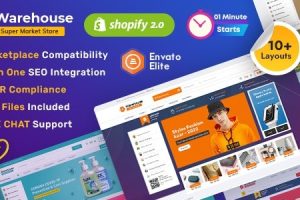 Warehouse (v1.3) Advanced Shopify 2.0 Multi-purpose Mega Electronics Store