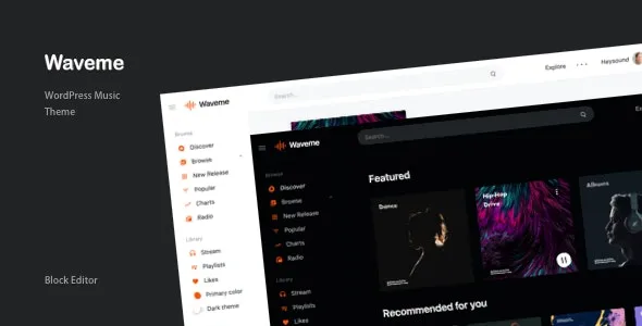 Waveme v11.1 – Music Platform WordPress Theme