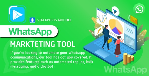 Waziper v5.1.1 Whatsapp Marketing Tool – Stackposts + Whatsapp Rest Api v.5.0.4 [Activated]