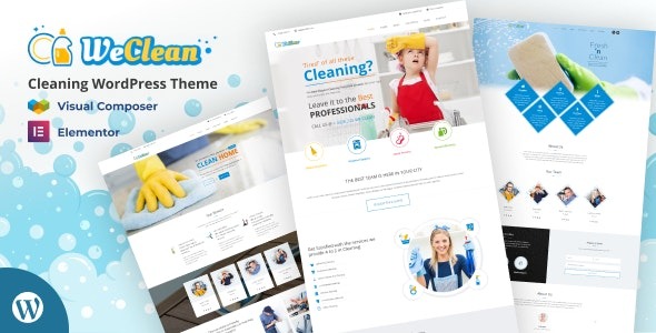 We Clean v3.5 Cleaning WordPress Theme