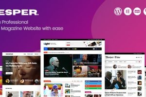 Wesper (v1.1.7) WordPress Theme for Blogs & Magazines (Activated)