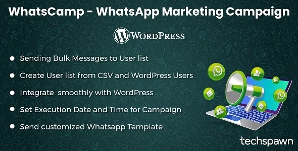 WhatsCamp v1.0.1 WhatsApp Marketing Campaign for WordPress