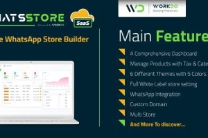 WhatsStore SaaS v8.0 Online WhatsApp Store Builder