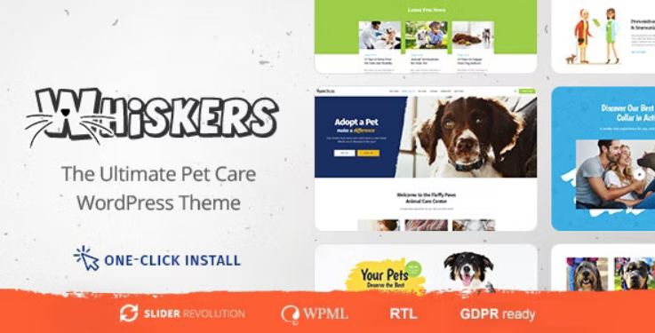 Whiskers v1.1.8 Pets Store Vet Clinic Animal Adoption