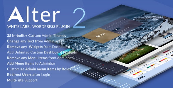 WPAlter v2.4.8 White Label WordPress Plugin [Activated]