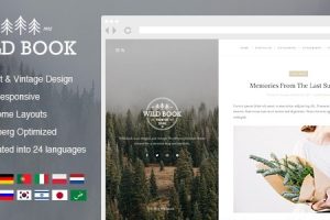 Wild Book (v1.9.8) Vintage, Elegant & Summer WordPress Personal Blog Theme