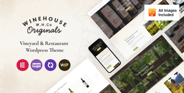 Wine House (v3.12.0) Vineyard & Restaurant Liquor Store WordPress Theme