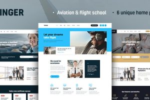 Winger - 航空与飞行学校 WordPress 主题 1.0.14