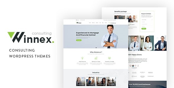 Winnex v1.2.7 Business Consulting WordPress Themes