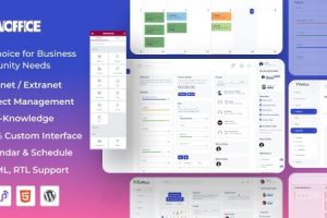 Woffice (v5.4.18) Multipurpose IntranetExtranet WordPress Theme
