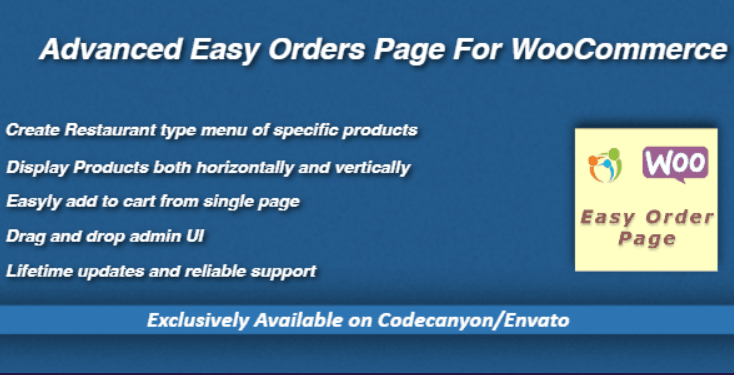 WooCommerce Advanced Easy Orders Page v1.0.0 [By WooMatrix]