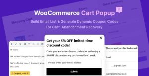 WooCommerce Cart Popup v1.0 For Cart Abandonment Recovery
