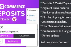 WooCommerce Deposits v4.5.5 Partial Payments Plugin