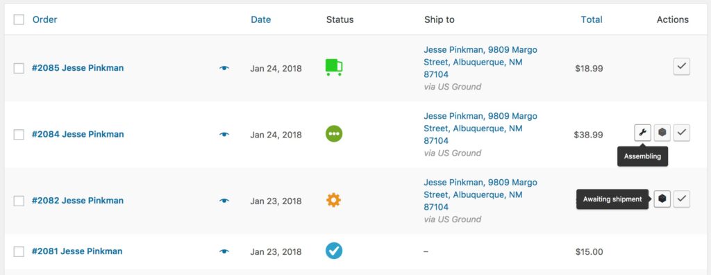 WooCommerce Order Details v3.1