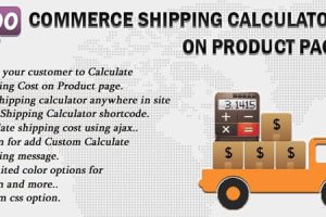 Woocommerce Shipping Calculator On Product Page v3.6