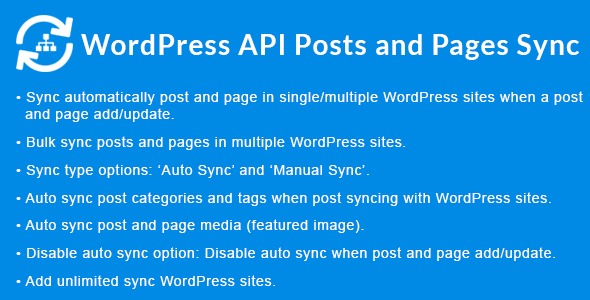 Fixed* WordPress API Posts and Pages Sync with Multiple WordPress Sites v1.7.3 [Activated]