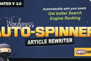 WordPress Auto Spinner v3.25.0 Articles Rewriter [Activated]