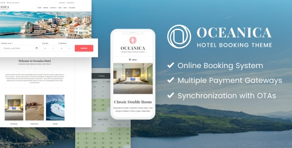 v2.3.0 WordPress Hotel Booking Theme – Oceanica