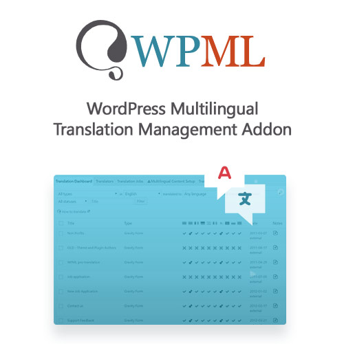 WordPress Multilingual Translation Management Addon v2.10.8