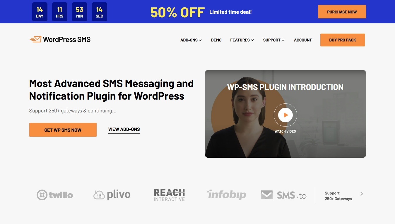 WordPress SMS Pro v4.2.5 – Free v6.4.1