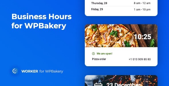 Worker v1.1.1 Business Hours for WPBakery