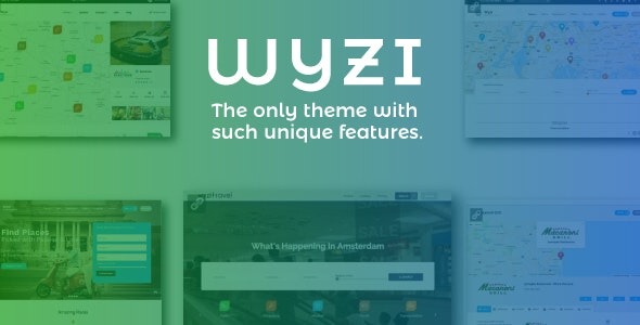 Wyzi v2.4.5 – Business Finder and Service Provider Booking WordPress Social Look Directory Listing Theme