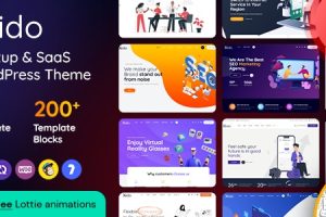 Xido (v3.9) Startup and SaaS WordPress theme