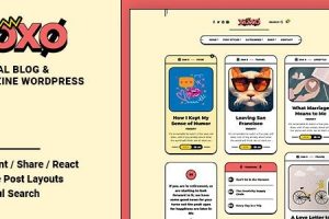 Xoxo - 个人博客和杂志 WordPress 主题 2.1.1