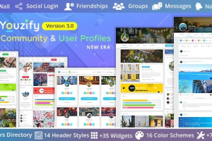 Youzer (Youzify) v3.5.6 Buddypress Community & User Profile