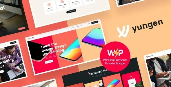 Yungen v1.0.8 Modern Digital Agency Business WordPress Theme