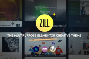 ZILL v1.0.2 Multipurpose Elementor Creative Theme
