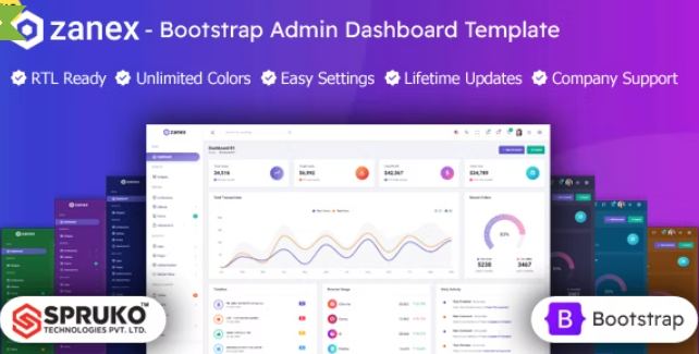 Zanex (v9.0) – Bootstrap 5 Admin & Dashboard Template