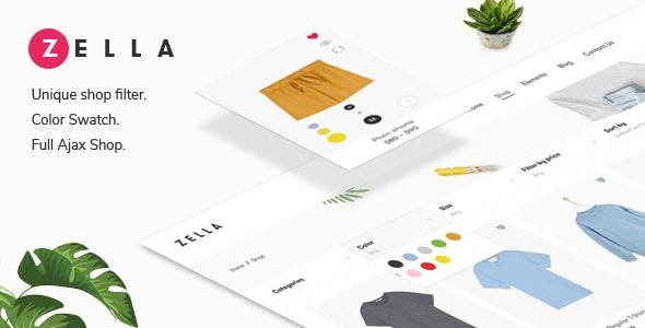 Zella v2.4.0 Woo AJAX WordPress Theme – RTL support