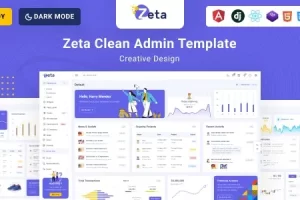 Zeta (2 January 2025) Bootstrap 5 HTML Admin & Dashboard Template